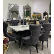 CHESTERFIELD DINING SET 4+1 / 6+1 / 8+1 (MEJA MAKAN MURAH)