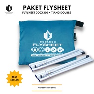Double Pole Flysheet Pole KILLEN+Flysheet 3x3 - Economy Pole - Tarp Pole