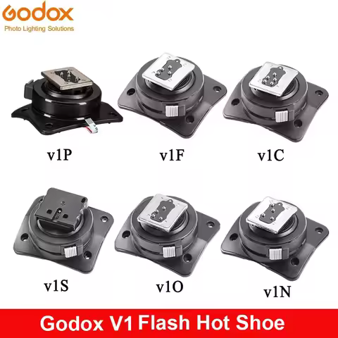 Godox V1 Flash Accessories Godox Speedlite V1 V1C V1N V1S V1F V1O V1P Flash Godox V1 Hot Shoe For So