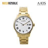 Axis Gold Stainless Steel Watch For Men AH1296-1203