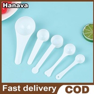 (Hanaya) 10Pcs 1g 3g 5g 10g Measuring Plastic Scoop Measuring Spoons Milk Spoons