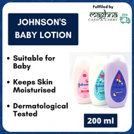 Johnson's Baby Lotion (Regular, Milk+Rice, Bedtime)- 1 Bottle (200 ml)