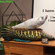 RALPHYG Cartoon Fish Plush Toy, PP Cotton Perch Simulation Fish Plush Pillow, Creative Lovely Stuffe