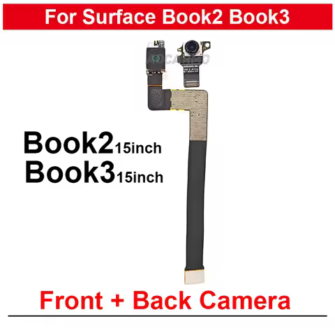 For Microsoft Surface Book 3 2 Book2 Book3 15" Front Iris Facing And Rear Main Back Camera Module Fl