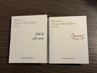 Maison Francis Kurkdjian Perfume - MFK Baccarat 540, Oud Silk Mood - 2ml試用裝