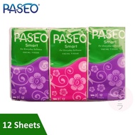 Paseo Smart Pocket/Tissue/Pocket 6pack x 12 Sheets