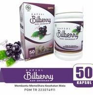 Paket 2 BOTOL BILBERRY BPOM herbal mata minus mata plus BILBERRY EXTRACT Premium Quality 50 kapsul M