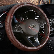 Taiwan Shipping Toyota Genuine Leather Steering Wheel Cover RAV4 CHR CAMRY ALTIS COROLLA Cross sienta Cowhide