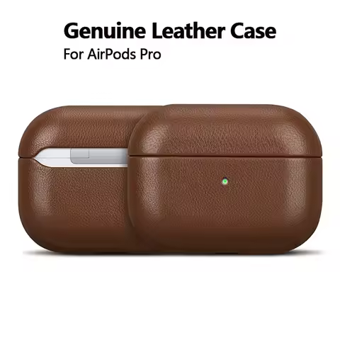 Genuine Leather for Apple AirPods Pro 3 Case Luxury Sheep Skin Protective Cover for AirPods Pro 3rd 