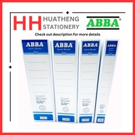 Abba 2D Ring File PVC A4 White 25 / 40 / 50 / 65mm Fail Puith File Organiser/ABBA FILE 2D 25MM/40MM/