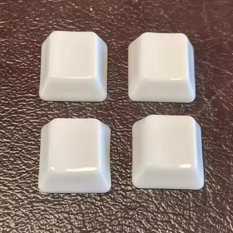 Ceramic Keycap White WASD Keycap Set Custom Keycaps for Mechanical Keyboard Caps Cherry Profile Keyc