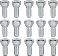 11062A Trailer Lug Bolts, 1/2"-20 x 1-5/8" Zinc-Plated Steel Trailer Wheel Bolts Fit for 5-Lug Boat 