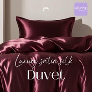 ALLURING Duvet Cover Satin Silk (Famage Cover Only)