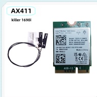 Intel Killer 1690i AX411 tri-band built-in wireless network card WiFi 6E DELL7710 X14 Bluetooth 5.3