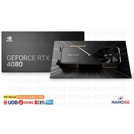 NVIDIA GeForce RTX 4080 Founders Edition 16GB GDDR6X 3 Slot PCIe 4 Graphics Card