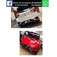 Perodua Myvi 2018-2020 rear skirt Diffuser lip bodykit V3