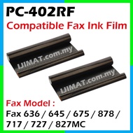 PC-402RF PC402RF 402RF 402 Fax Ink Film Compatible With Brother 636 / 645 / 675 / 878 / 717 / 727 / 