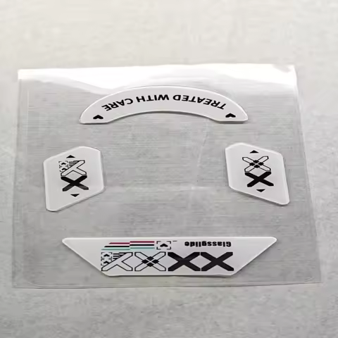 BOOMGLIDE GlassMouse Feet Compatible Logitech G903 Mouse Customized Round Curved Edge Glass Skates