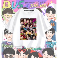 Hot S NEW BUS because of you i shine T-shirt 100CM-150CM 028