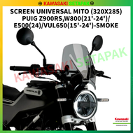 WINDSHIELD SCREEN UNIVERSAL MITO (320X285) PUIG 20702H Z900RS/W800 / ELIMANATOR 500/ VULCANS650-SMOK