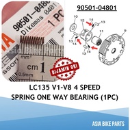 Yamaha Original LC135 V1-V8 4 Speed One Way Bearing Cage Kit Spring - 90501-04801
