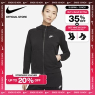 Nike Women's Sportswear Essential Full-Zip Hoodie - Black