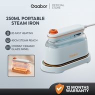 Gaabor Handheld Iron Steamer For Clothes Dual Heat Core Flat Iron For Clothes Without Water Droplet