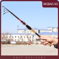 [bigbag.sg] Telescopic Travel Fishing Rod Bait Fishing Rod Lightweight Carbon Fiber Lure Rod