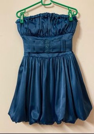 不議價🉐️特價🉐️設計師品牌黃淑琦藍綠色小禮服
