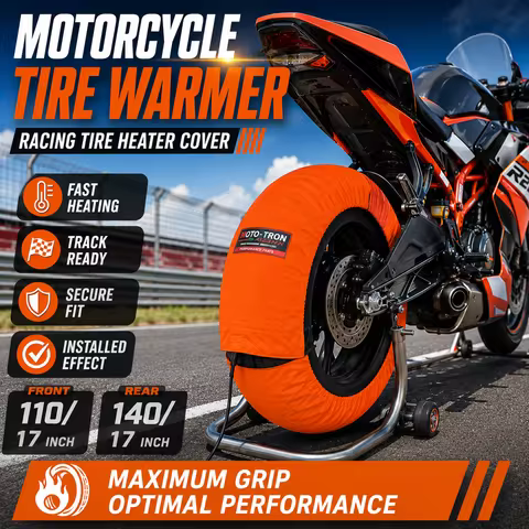 Motorcycle Racing Tire Warmers Front Rear 110/140-17 Tyre Heater Covers Electric Track Heating Blank