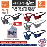 Aftershokz Aeropex Bone Conduction Bluetooth, FREE Aftershokz Cooling Towel