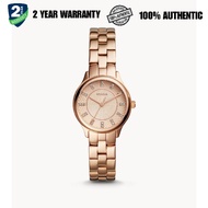 Fossil BQ1571 Modern Sophisticate Three-Hand Rose Gold-Tone Stainless Steel Watch (2 Year Fossil War