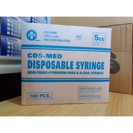 Cosmed Diaposable Syringe W/needle 5cc g23×1