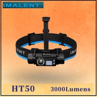 IMALENT HT50 LED Rechargeable Red Headlamp 3000 Lumen, Lightweight Flashlight Super Bright Head Lamp