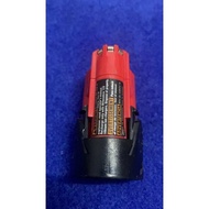 Second-hand original Milwaukee 1.5Ah M12 battery