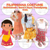 SPPV Filipiniana for Kids Adult Balintawak Dress Baro't Barot Saya Patadyong Traditional Wear Costume