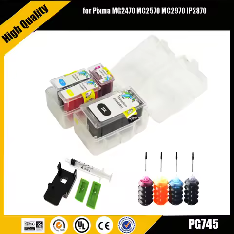 einkshoP Smart Cartridge refill kit 745XL 746XL PG745 CL746 for canon ink cartridge for Pixma MG2470