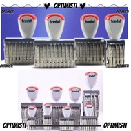 OPTIMISTI8E Number Stamp, Changeable 3 ,4 , 5, 6, 8, 10, 12,or 14 Digits Roller Stamps, Number Symbo