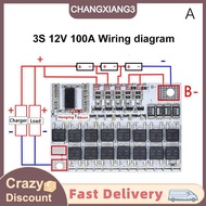 【CHANGXIANG3】 3S 4S 5S BMS 12V 16.8V 21V 3.7V 100A Li-ion lmo ternary lithium pin bảo vệ bảng mạch L