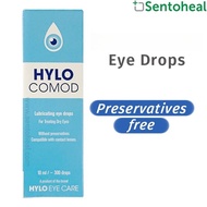 Hylo-Comod Eye Drops 10 ml/ Santen Hialid 0.1% Eye Drops for dry eye - Local Seller -