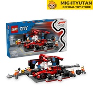 LEGO City 60443 F1 Pit Stop & Pit Crew with Ferrari Car