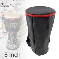 SLADE 8 inch / 12 inch Thick Shockproof Waterproof Shoulders Djembe Bag Black Case for African Drum