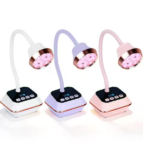 DianaBeauty UV Led Nail Lamp Desktop Nail Dryer with 3 Timer Settings and Auto Sensor Portable UV Li