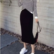 7/8 midi scuba span skirt // Work span skirt // 7/8 span skirt // Work span skirt