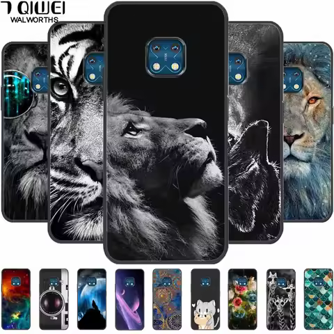 For Nokia XR20 Case Soft Silicone Landscape Tiger TPU Back Covers For Nokia XR20 Cases Cute Cartoon 