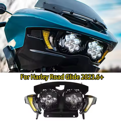 For Harley Road Glide CVO/SE FLTRXSE FLTRX ST FLTRXSTSE 2024-2026 LED Headlight Assembly Hi/Lo Beam 