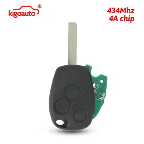 kigoauto Remote key 3 button 434Mhz VA6 blade with 4A chip for Benz Smart Fortwo 453 2015 2016 ( A 4