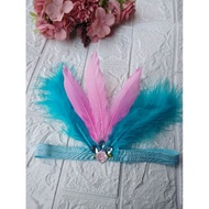 Feather bandanas/feather headdresses/feather accessories