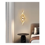 Modern simplicity, bedroom, LED chandeliers.