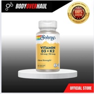 Body Overhaul PH | Solaray, Vitamin D3 + K2, Soy Free, 5000 IU Vitamin D3 K2 MK-7